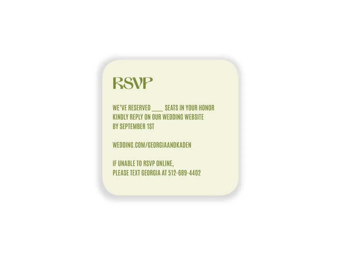 Wedding Invitation Shapes