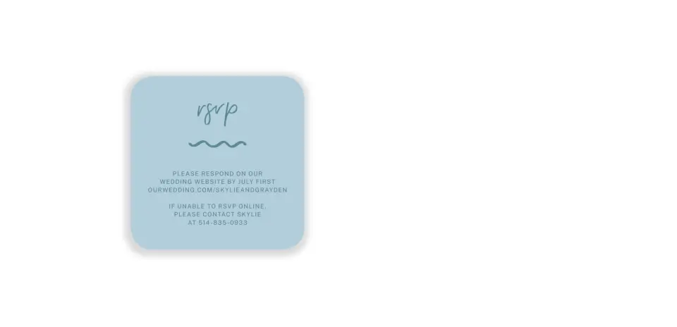 Wedding Invitation Shapes