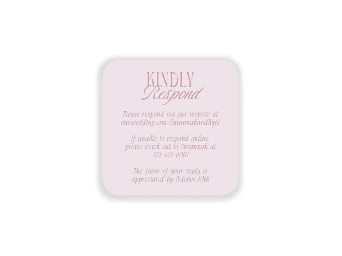 Wedding Invitation Shapes