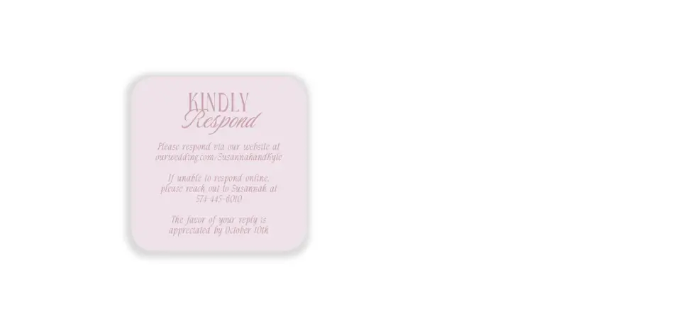 Wedding Invitation Shapes