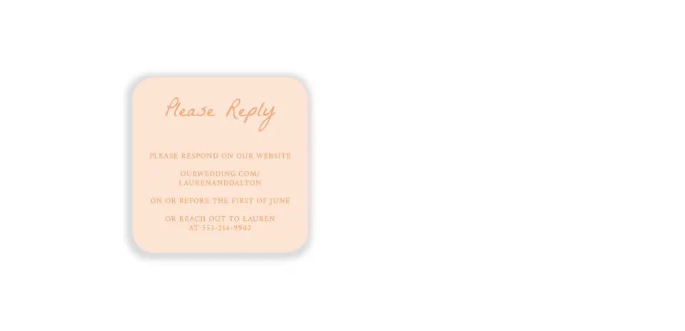 Wedding Invitation Shapes