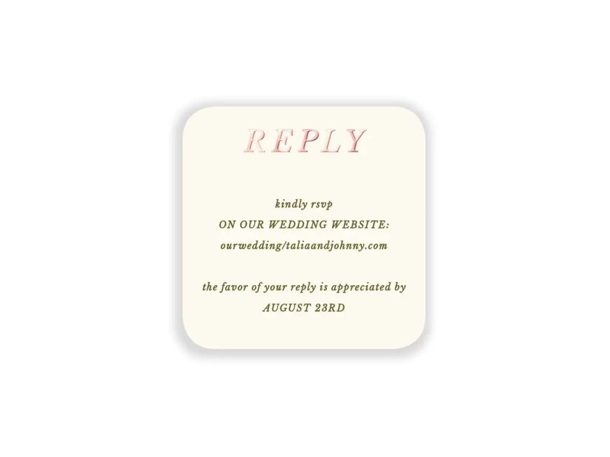 Wedding Invitation Shapes