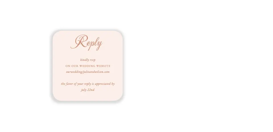 Wedding Invitation Shapes