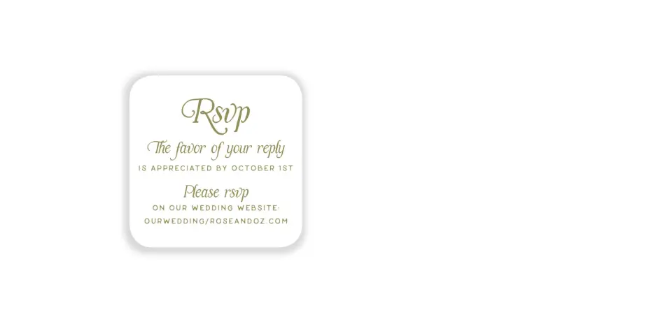 Wedding Invitation Shapes