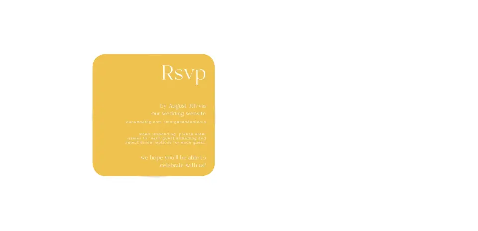 Wedding Invitation Shapes