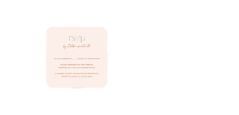 Wedding Invitation Shapes