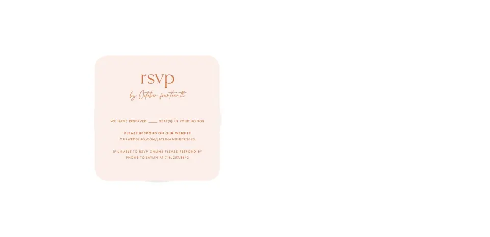 Wedding Invitation Shapes