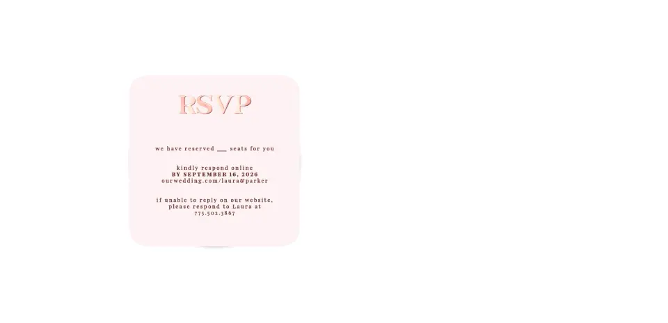 Wedding Invitation Shapes