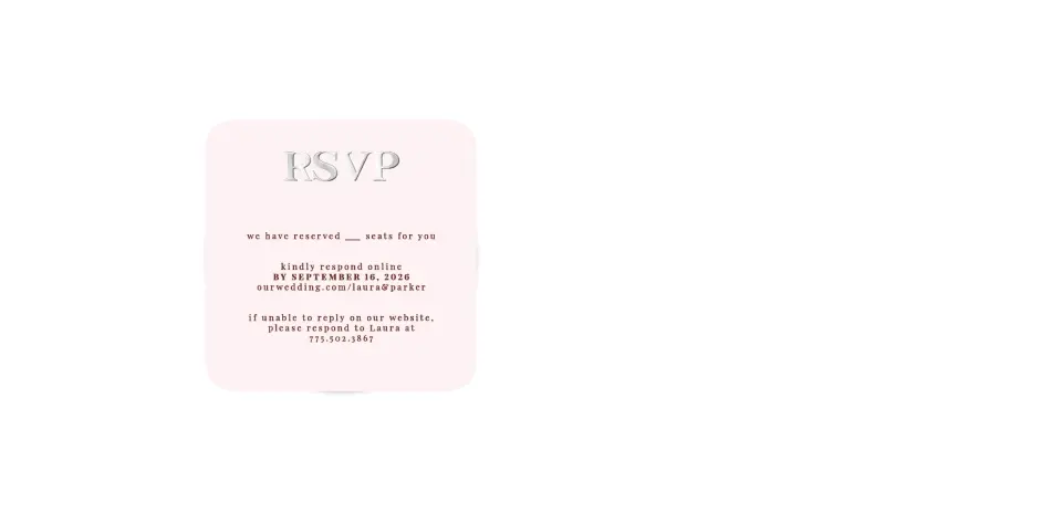 Wedding Invitation Shapes