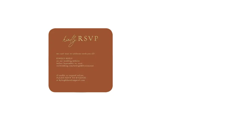 Wedding Invitation Shapes