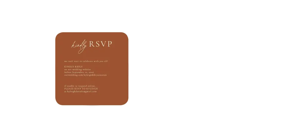 Wedding Invitation Shapes