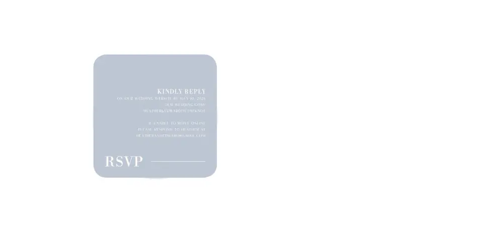 Wedding Invitation Shapes