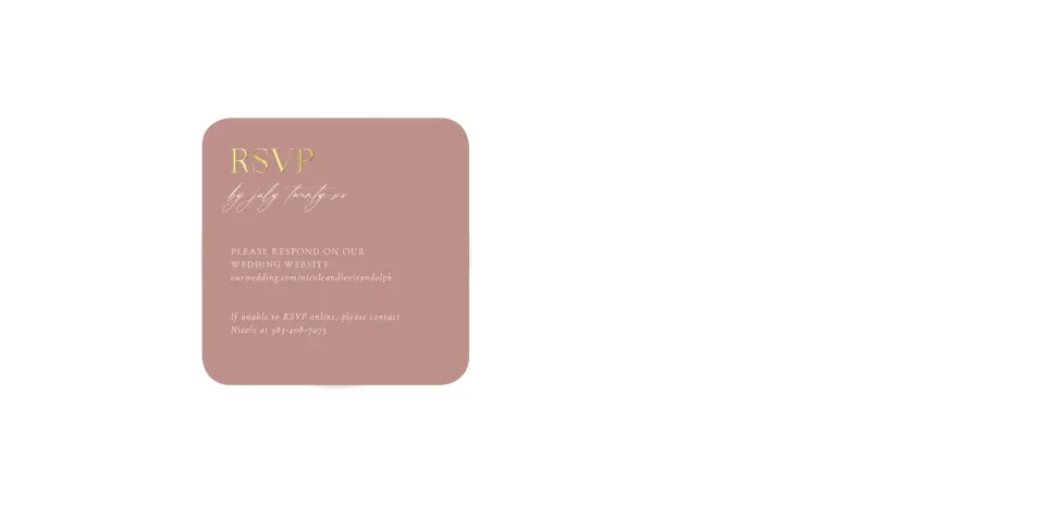 Wedding Invitation Shapes