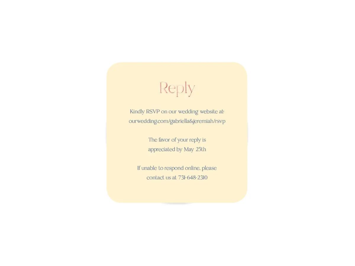 Wedding Invitation Shapes