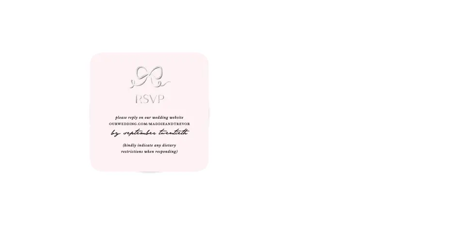 Wedding Invitation Shapes