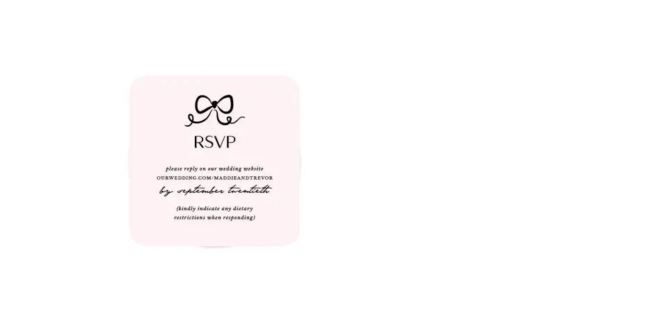 Wedding Invitation Shapes