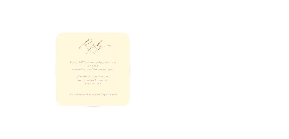 Wedding Invitation Shapes