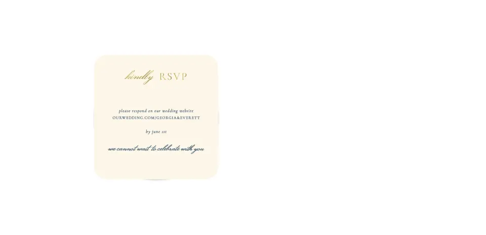 Wedding Invitation Shapes