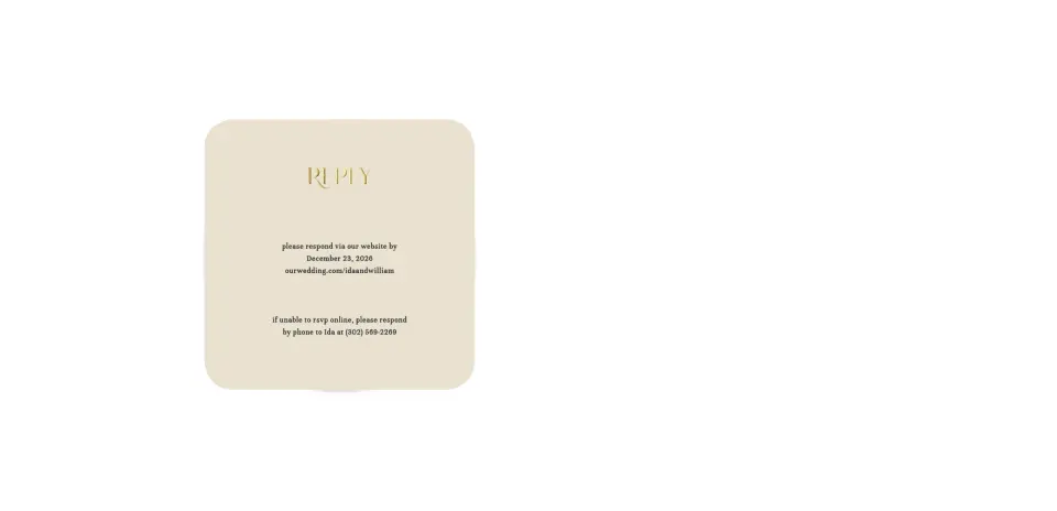 Wedding Invitation Shapes