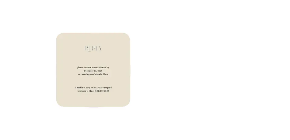 Wedding Invitation Shapes