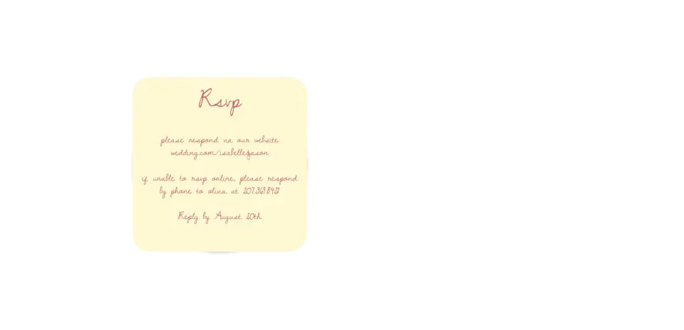 Wedding Invitation Shapes