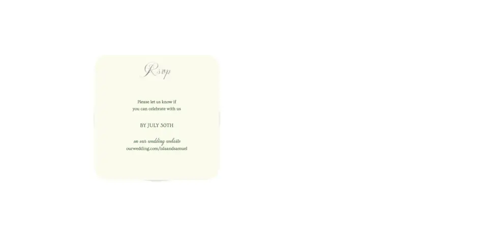 Wedding Invitation Shapes