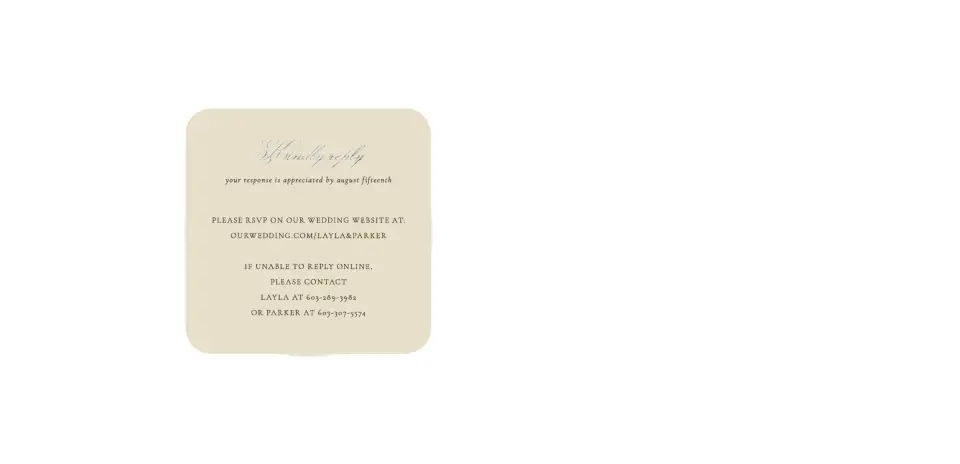 Wedding Invitation Shapes