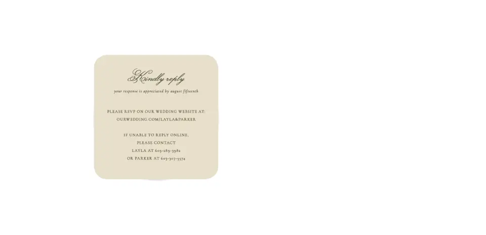Wedding Invitation Shapes
