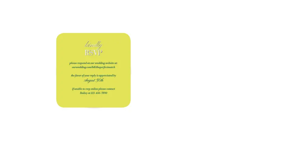 Wedding Invitation Shapes