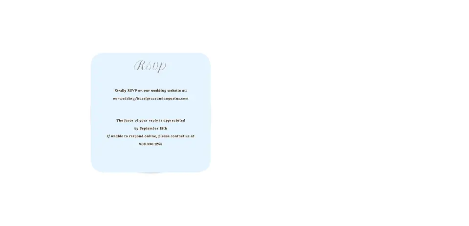 Wedding Invitation Shapes