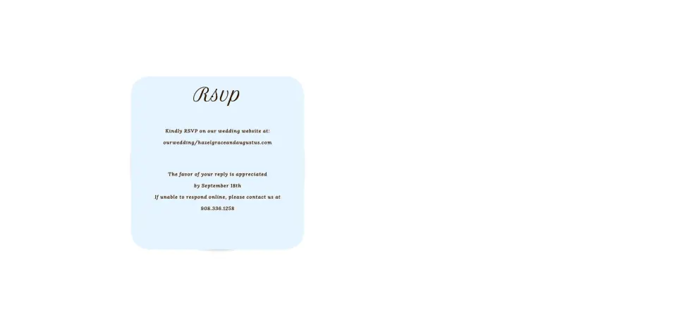 Wedding Invitation Shapes