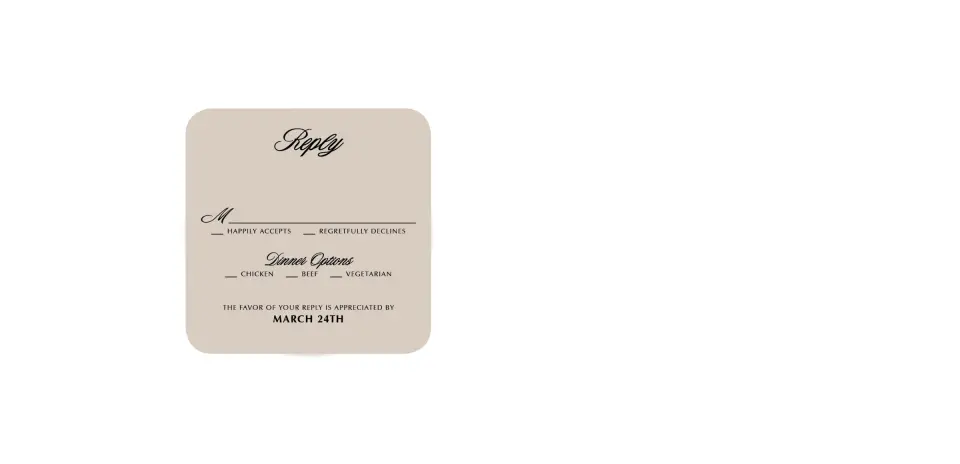Wedding Invitation Shapes