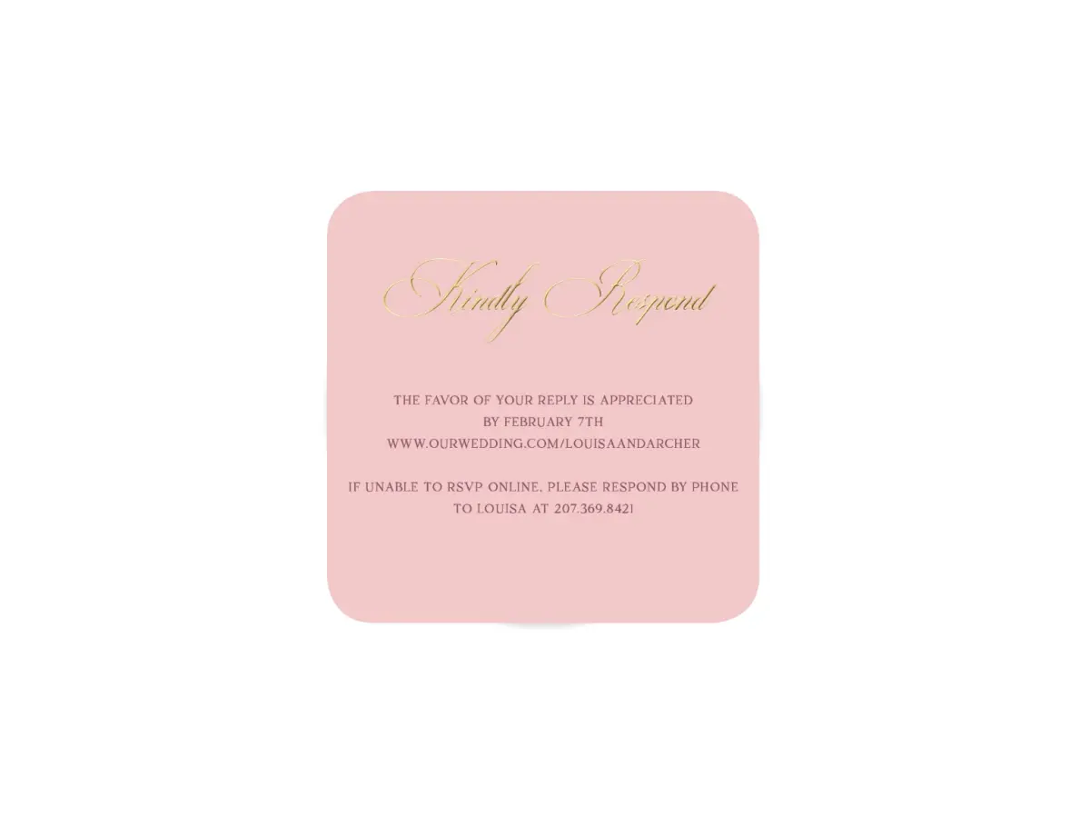 Wedding Invitation Shapes