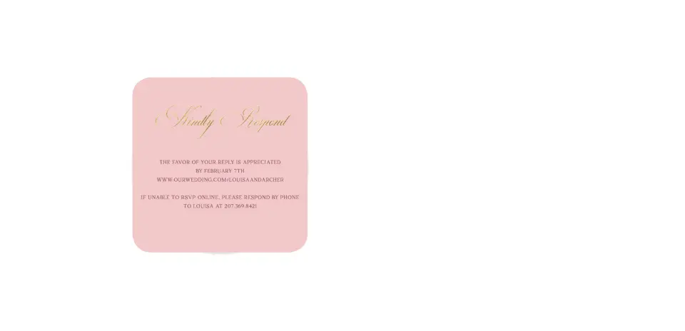 Wedding Invitation Shapes