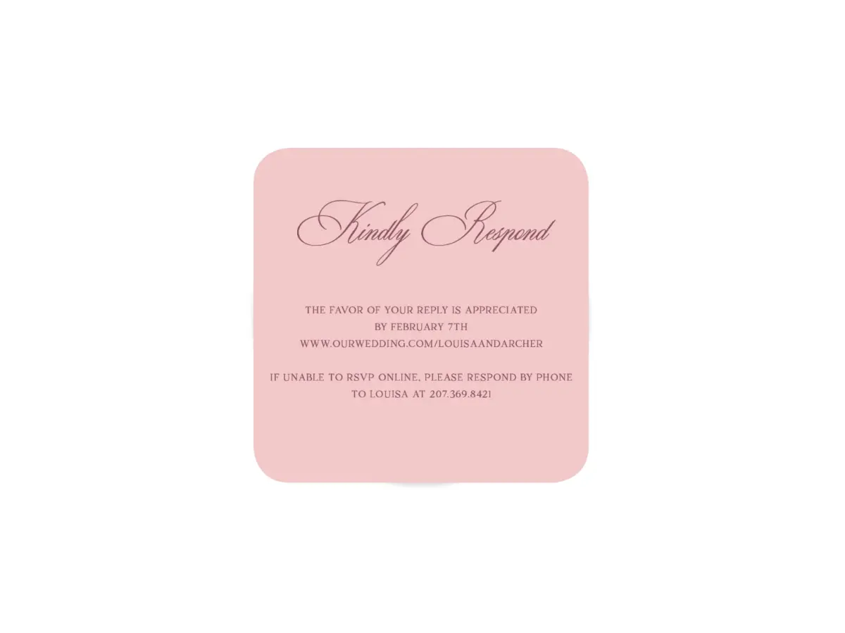 Wedding Invitation Shapes