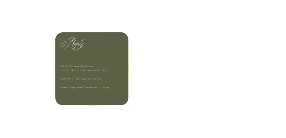 Wedding Invitation Shapes