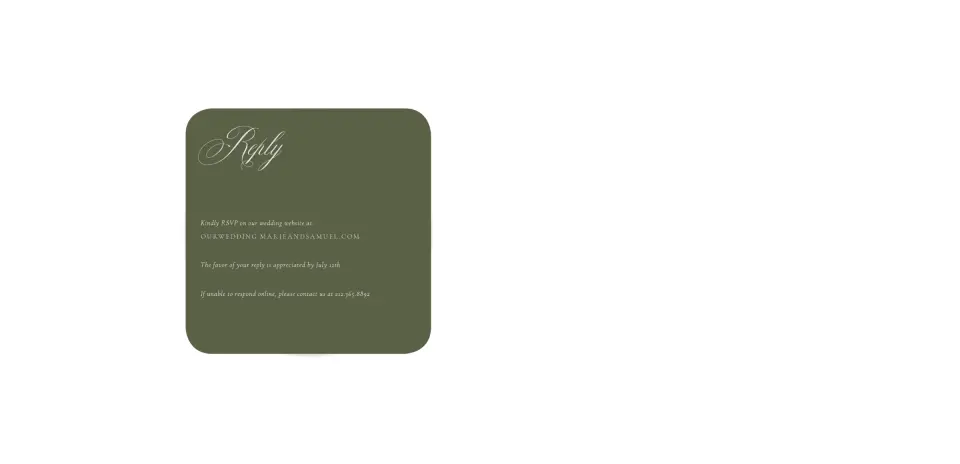 Wedding Invitation Shapes
