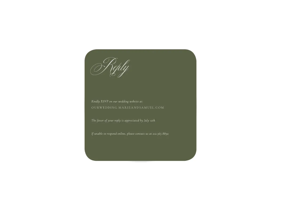 Wedding Invitation Shapes
