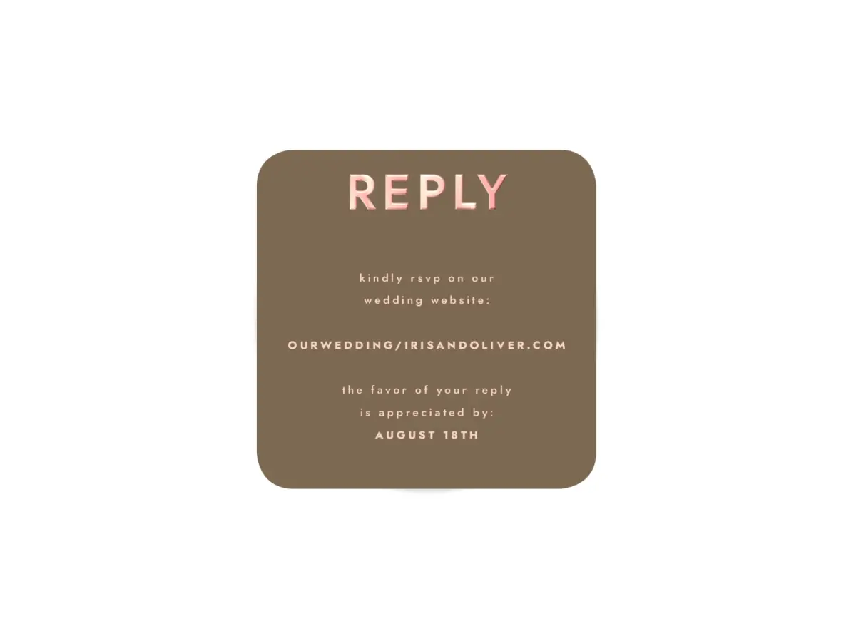 Wedding Invitation Shapes