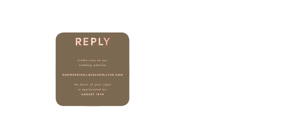 Wedding Invitation Shapes