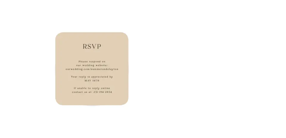 Wedding Invitation Shapes