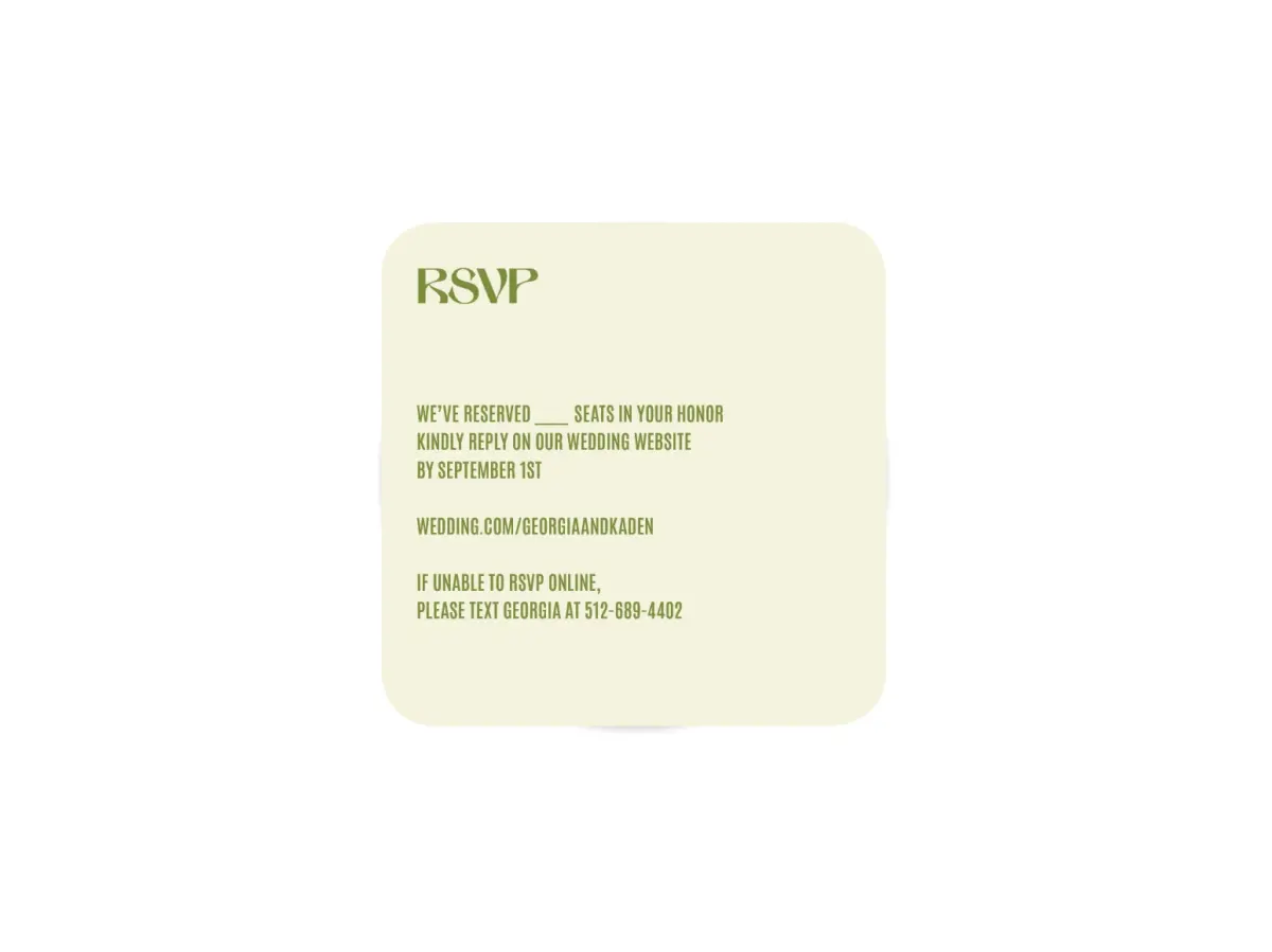 Wedding Invitation Shapes