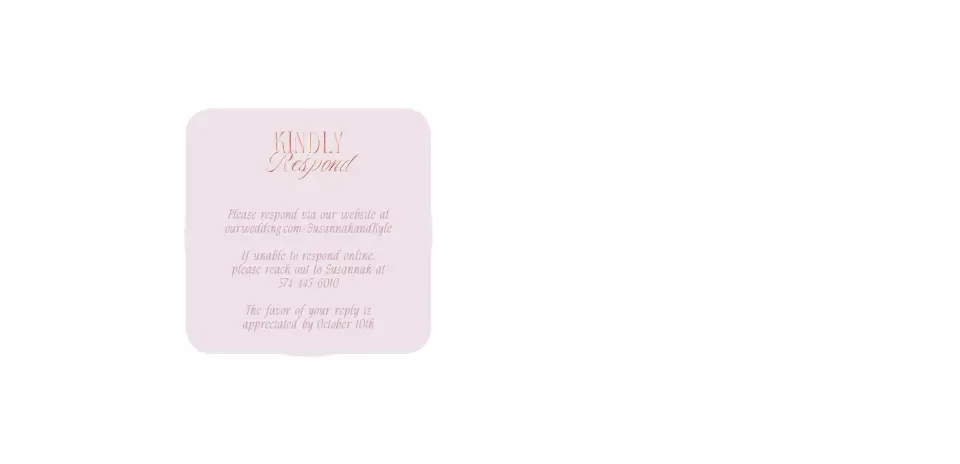 Wedding Invitation Shapes