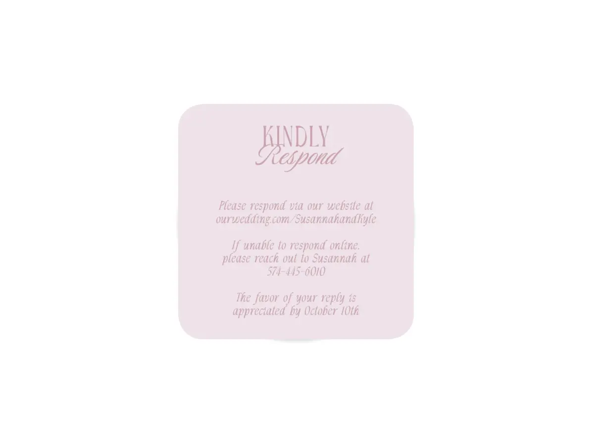 Wedding Invitation Shapes