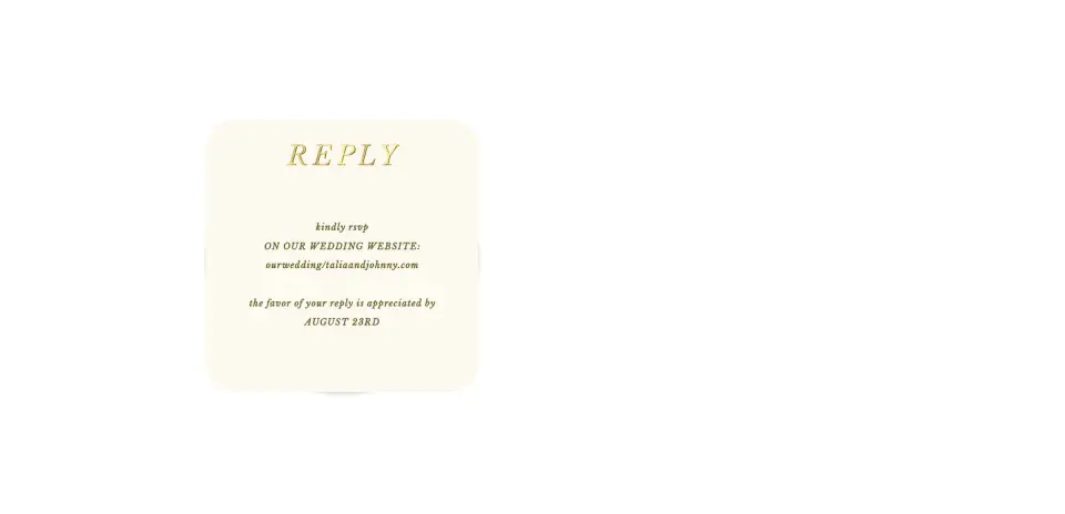 Wedding Invitation Shapes