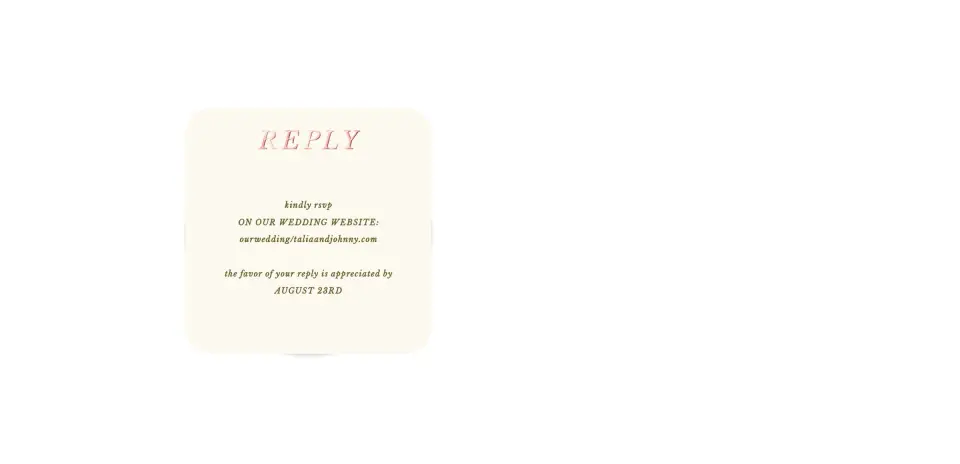 Wedding Invitation Shapes