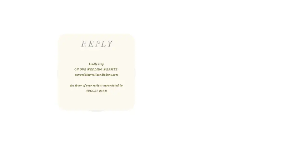 Wedding Invitation Shapes
