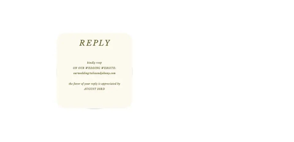 Wedding Invitation Shapes
