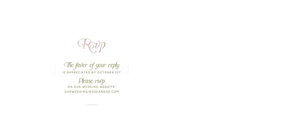Wedding Invitation Shapes