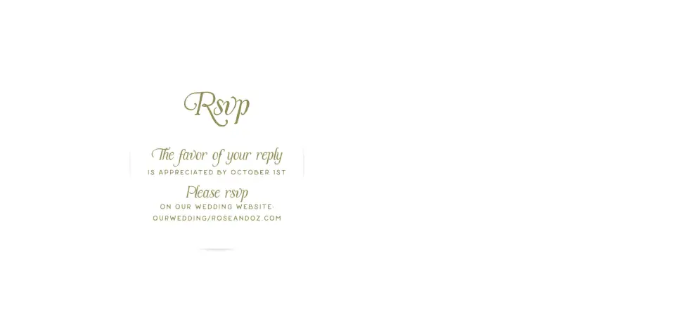 Wedding Invitation Shapes